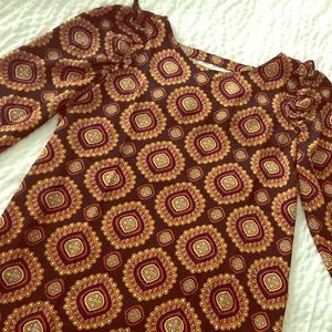 NWOT Loft long-sleeved colorful shirt.